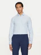 Koszule męskie - Calvin Klein Koszula K10K114307 Błękitny Slim Fit - miniaturka - grafika 1