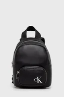 Plecaki - Calvin Klein Jeans plecak damski kolor czarny mały gładki - miniaturka - grafika 1