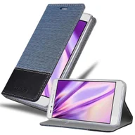 Etui i futerały do telefonów - Cadorabo Etui na Honor 7 w kolorze DARK BLUE BLACK Etui na telefon komórkowy z magnetycznym zamknięciem, funkcją podstawki i miejscem na kartę Etui Etui ochronne Etui z klapką w stylu książki - miniaturka - grafika 1