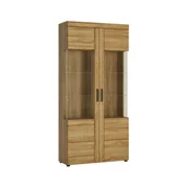 Witryny - Witryna Duża CNAV03 Cortina Meble Wójcik Dąb Grandson - miniaturka - grafika 1