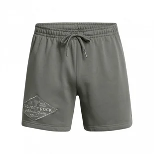Męskie spodenki treningowe Under Armour Project Rock Heavyweight Tools Of The Trade Shorts - zielone - UNDER ARMOUR - Spodnie sportowe męskie - miniaturka - grafika 1