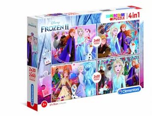 Clementoni Puzzle 2x20+2x60 Super kolor Frozen 2 - Puzzle - miniaturka - grafika 2