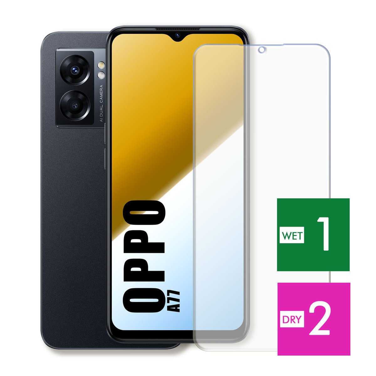 WZMOCNIONE SZKŁO DO OPPO A77 SZYBKA HARTOWANE 9H JAKOŚĆ