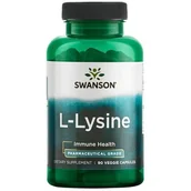 Suplementy naturalne - SWANSON AjiPure L-Lizyna 500mg / 90 kaps.  (SWU452) - miniaturka - grafika 1