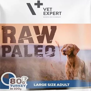 VetExpert Vet Expert Raw Paleo Large Size Adult Turkey 2.5 kg sucha karma dla dorosłych psów dużych ras indyk 2.5kg - Sucha karma dla psów - miniaturka - grafika 1