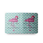 Etui do tabletów - TelForceOne Uniwersalne etui do tabletów 9-10'' Flamingo and dots - miniaturka - grafika 1