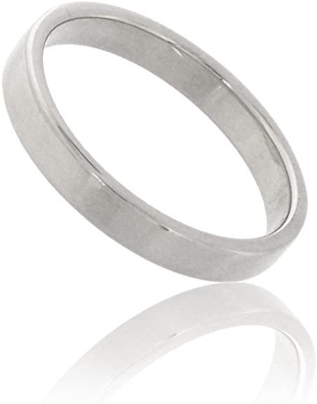 Obrączka Unisex 3 mm Białe Złoto 375 r. 12