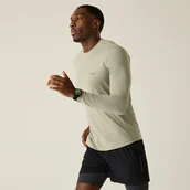 Koszulki sportowe męskie - Regatta Koszulka męska z długim rękawem Mindo przeciw insektom Beżowy, Rozmiar: L - miniaturka - grafika 1