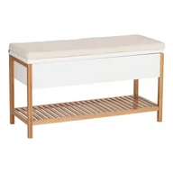 Szafki na buty - Bambusowy regał/szafka na buty Wenko Finja - miniaturka - grafika 1