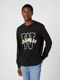 WRANGLER GRAPHIC CREW MĘSKA BLUZA KLASYCZNA LOGO NADRUK SWEAT FADED W6G8I3XV6 112331913 - Wrangler - Bluzy męskie - miniaturka - grafika 1