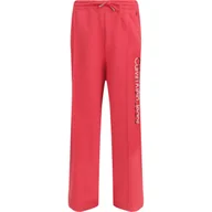 Spodnie sportowe damskie - CALVIN KLEIN JEANS Spodnie dresowe | Regular Fit - miniaturka - grafika 1