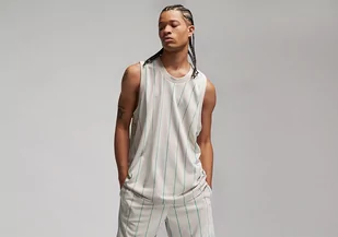 Nike Air Jordan Essentials All Over Printed Jersey Light Orewood Brown - Koszulki męskie - miniaturka - grafika 1