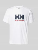 Koszulki męskie - T-shirt z nadrukiem z logo - miniaturka - grafika 1