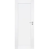 Drzwi wewnętrzne - Drzwi wewnętrzne pełne elegance biały slim12 90L lewe - miniaturka - grafika 1