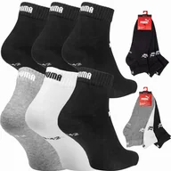 Skarpetki męskie - Puma Skarpety Skarpetki 6 Pak 35-38 Czarne + Mix - miniaturka - grafika 1