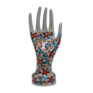 Ceramiczny stojak na biżuterię Bolesławiec - Biżuteria - akcesoria - miniaturka - grafika 1