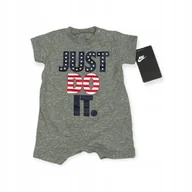 Rampersy - Rampers dziecięcy krótki rękawek NIKE 3 miesiące - miniaturka - grafika 1