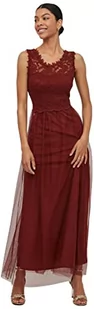 Vila Kobiety Vilynnea Maxi Dress - Noos Sukienka, Czerwony, 40 - Sukienki - miniaturka - grafika 1