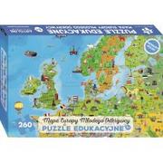 Puzzle - Artglob Puzzle 260 - Mapa Europy Młodego Odkrywcy - miniaturka - grafika 1
