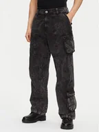 Spodnie męskie - Alpha Industries Jeansy Canvas Acid Pant 156212 Czarny Regular Fit - miniaturka - grafika 1