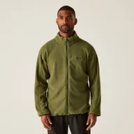 Bluzy sportowe męskie - Regatta Polar męski rozsuwany Hadfield Zielony, Rozmiar: 5XL - miniaturka - grafika 1