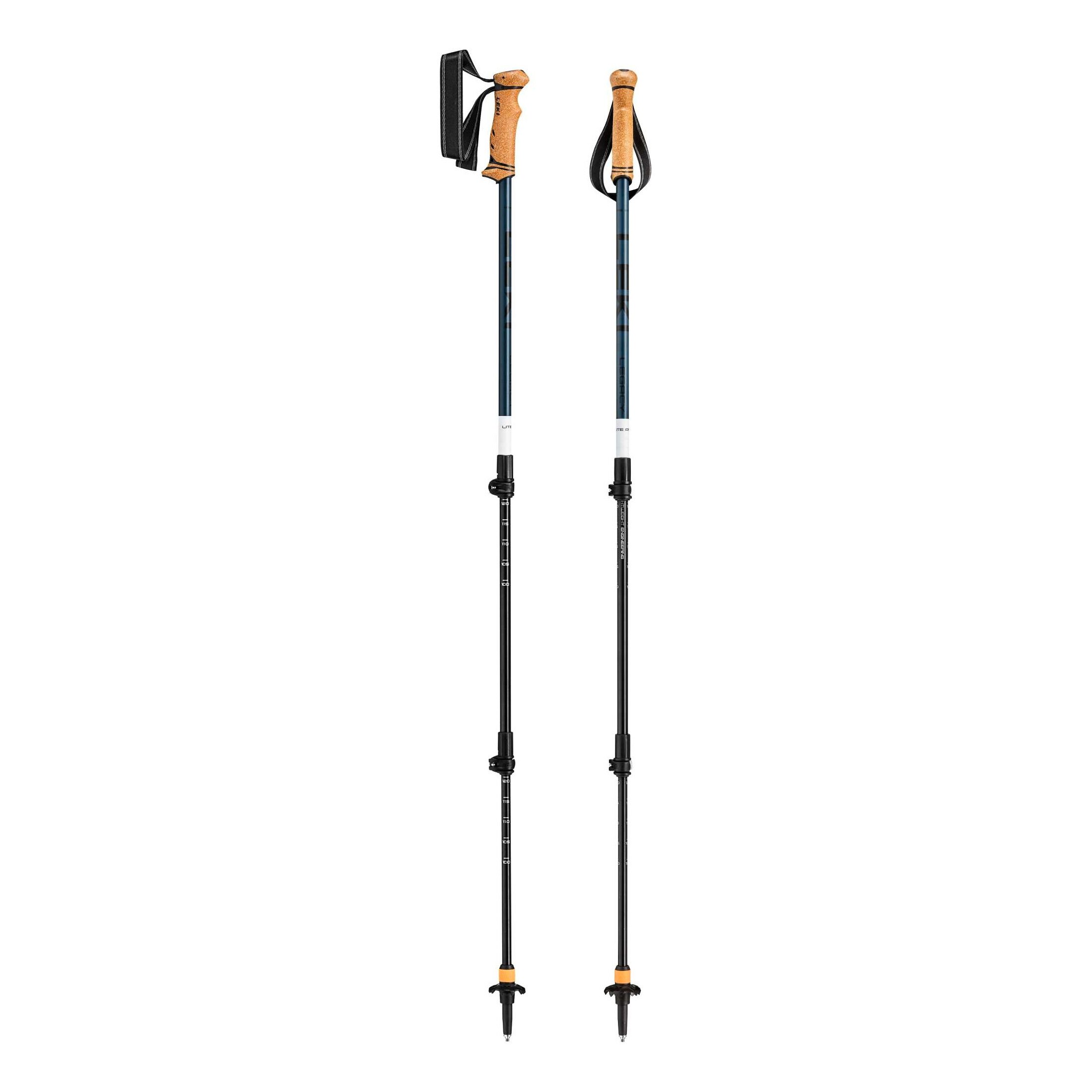 Kijki trekkingowe Leki Legacy Lite AS, black-denimblue-white, 100 - 135 cm