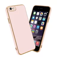 Etui i futerały do telefonów - Etui Do Apple iPhone 6 PLUS / 6S PLUS Porkowiec w Glossy Róż - Różowe Złoto Ochrona kamery Obudowa Case Cover TPU Cadorabo - miniaturka - grafika 1