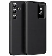 Etui i futerały do telefonów - Etui z klapką skórzane Supero do Samsung Galaxy A56 5G, czarne - miniaturka - grafika 1