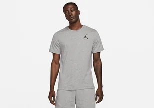 Nike Air Jordan Jumpman Crew Tee Carbon Heather - Koszulki męskie - miniaturka - grafika 1