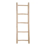 Wieszaki i stojaki - Ozdobna drabina z drewna tekowego – House Nordic - miniaturka - grafika 1