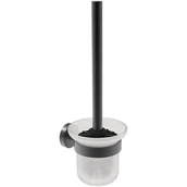 Akcesoria łazienkowe - DEANTE ADJ N711 JASMIN SZCZOTKA WC Z POJEMNIKIEM, WISZĄCA, NERO - miniaturka - grafika 1