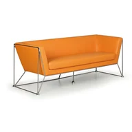 Sofy i kanapy - Sofa NET, 3-osobowa, pomarańczowa - miniaturka - grafika 1