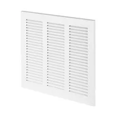 Kratki wentylacyjne - Krakta wentylacyjna metalowa Velite 240x240 MVA7B biała - miniaturka - grafika 1