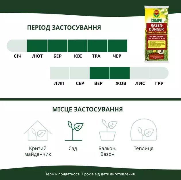 Compo FERTILISER LAWN AGAINST TARES COMPO 10KG