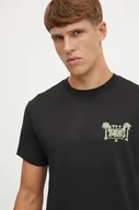 Koszulki męskie - Billabong t-shirt Lounge męski kolor czarny z nadrukiem ABYZT02446 - miniaturka - grafika 1