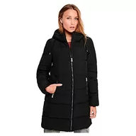 Płaszcze damskie - ONLY Onldolly Long Bufor Coat Cc Otw Płaszcz Kobiety, Czarny , XS - miniaturka - grafika 1
