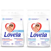 Środki do prania - Zestaw 2x LOVELA Baby Hipoalergiczny proszek do prania białego i koloru dla całej rodziny 2x 4,1 kg - miniaturka - grafika 1