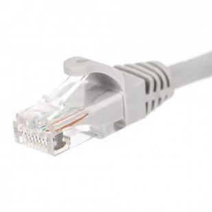 Netrack patchcord RJ45, osłonka zalewana, kat. 6 UTP, 1m szary BZPAT16 - Patchcordy - miniaturka - grafika 2