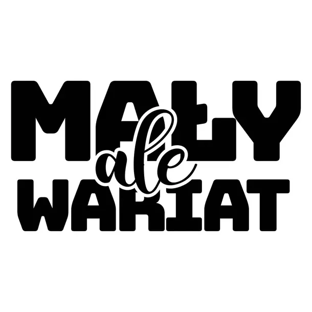Naklejka na auto motor wodoodporna MAŁY ALE WARIAT
