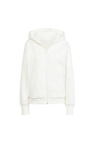 adidas Damska bluza z kapturem dla dorosłych ALL SZN z zamkiem błyskawicznym S złamana biel