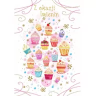 Kartki okolicznościowe i zaproszenia - Trend Kartka okolicznościowa Imieniny TS110 - miniaturka - grafika 1