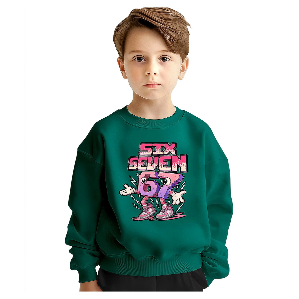 BLUZA DZIECIĘCA 67 SIX SEVEN VIRAL 110-116 DLA CHŁOPCA DZIEWCZYNKI