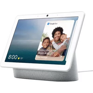 Google Google Nest Hub Max Asystent Głośnik Chalk google_20201019143305 - Huby USB - miniaturka - grafika 1