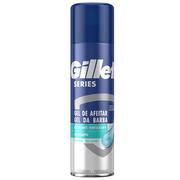 Kosmetyki do golenia - Gillette Series Sensitive Cool chłodzący żel do golenia 200ml - miniaturka - grafika 1