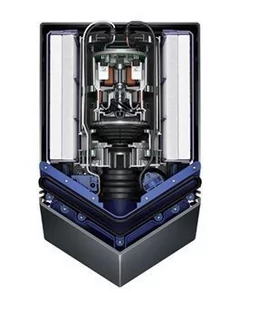 Suszarka do rąk Dyson Airblade HU02 V (AB12) 1600W, poliwęglan ABS - srebrna - Suszarki do rąk i włosów - miniaturka - grafika 1