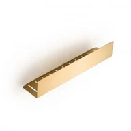 Półki łazienkowe - HOZZE 100-033G LORI GOLD półka prysznicowa  ZŁOTY SZCZOTKOWANY - miniaturka - grafika 1