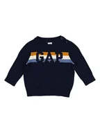 Bluzy i sweterki niemowlęce - GAP Sweter w kolorze granatowym - miniaturka - grafika 1