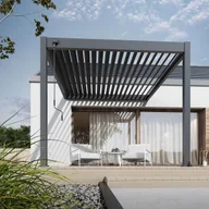 Przyścienna pergola ELEGANCE WALL 3x3 Anthracite - Gutroof