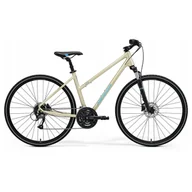 Rowery - Rower crossowy Merida CROSSWAY 40 LADY L(L)(55L) SILK CHAMPAGNE(BLUE) - miniaturka - grafika 1