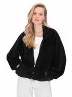 Kurtki damskie - Schmuddelwedda Kurtka polarowa w kolorze czarnym - miniaturka - grafika 1